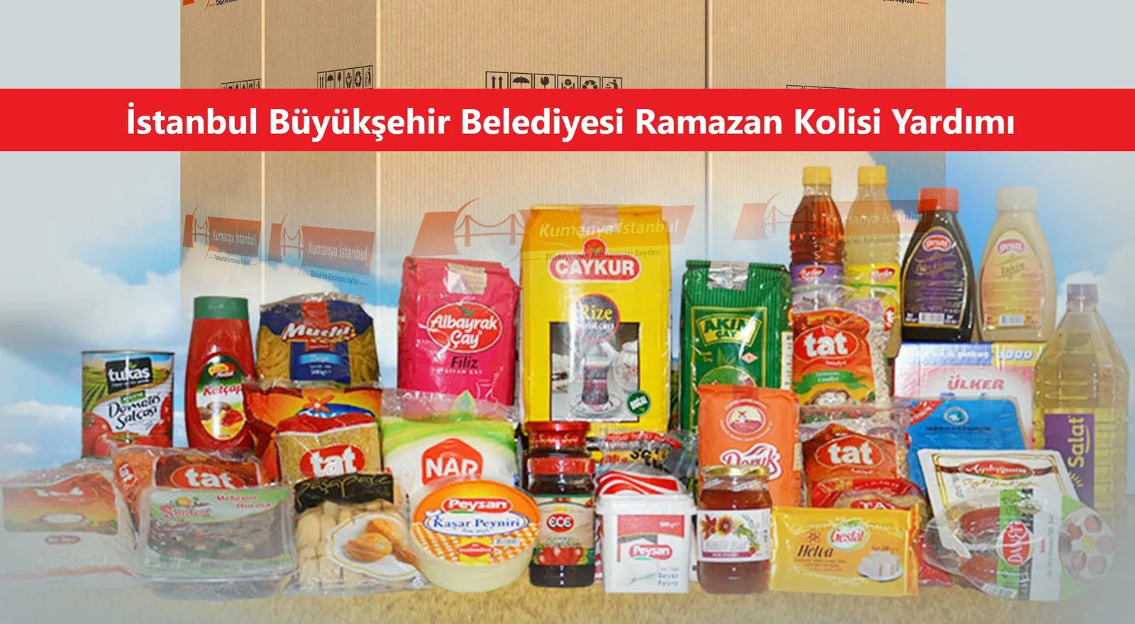 İstanbul Büyükşehir Belediyesi Ramazan Kolisi Yardımı