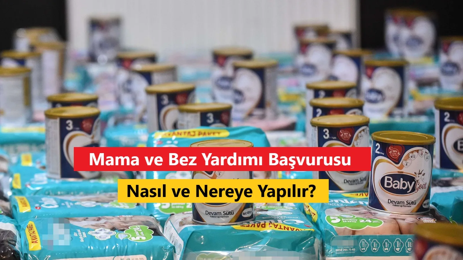 Mama ve Bez Yardımı Başvurusu Nasıl Yapılır Ne Zaman Yatar?