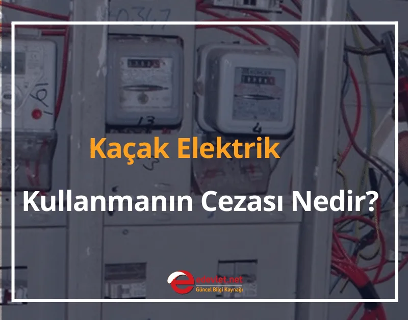 2024 Kaçak Elektrik Kullanmanın Cezası Nedir? Kaçak Elektrik Cezasına İtiraz