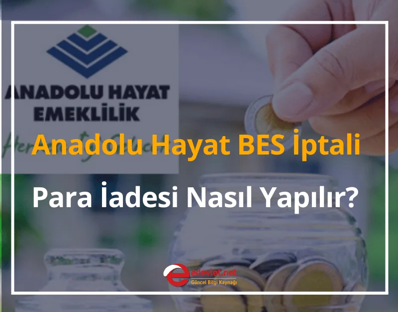 Anadolu Hayat BES İptali 2024 Para İadesi Nasıl Yapılır?