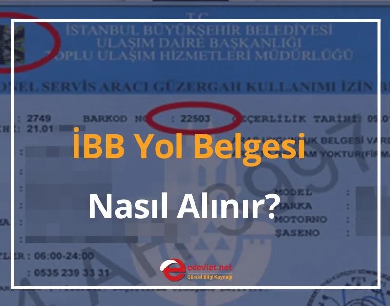 İBB Yol Belgesi Nasıl Alınır? 2024 E-Tuhim Giriş