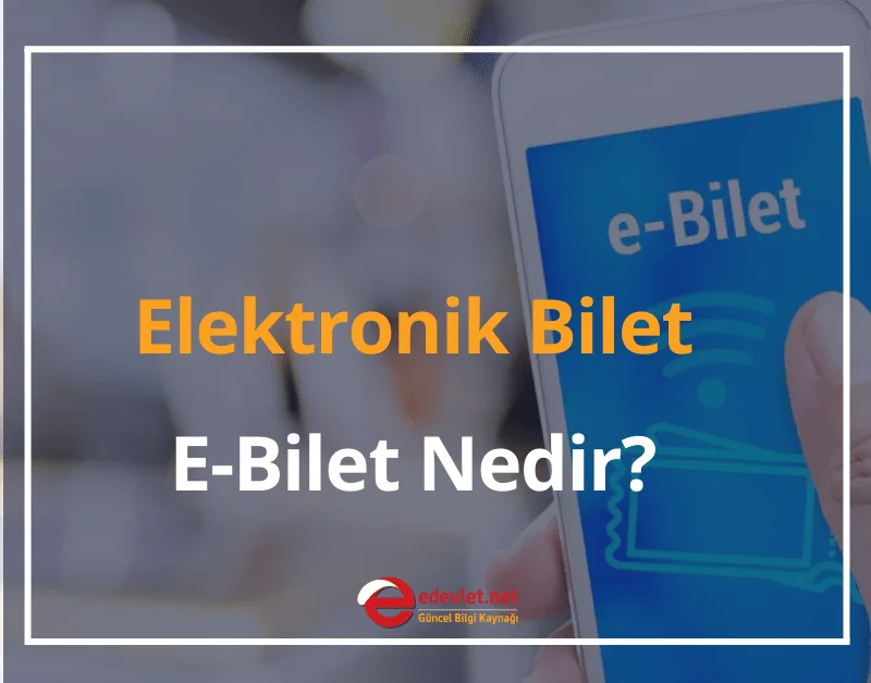 Elektronik Bilet (E-Bilet) Nedir? E-Bilet Avantaj ve Dezavantajları 2024