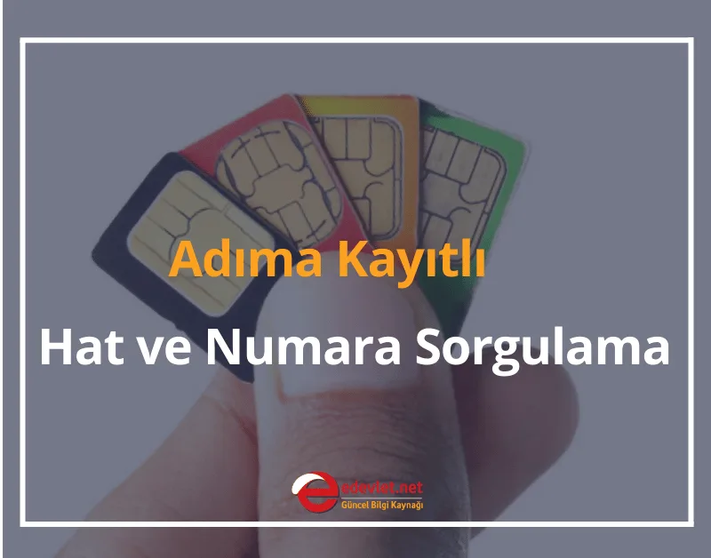 Adıma Kayıtlı Hat ve Numara Sorgulama 2024 Mobil Hat Sorgulama