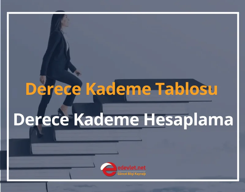 Derece Kademe Tablosu 2024 Derece Kademe Hesaplama