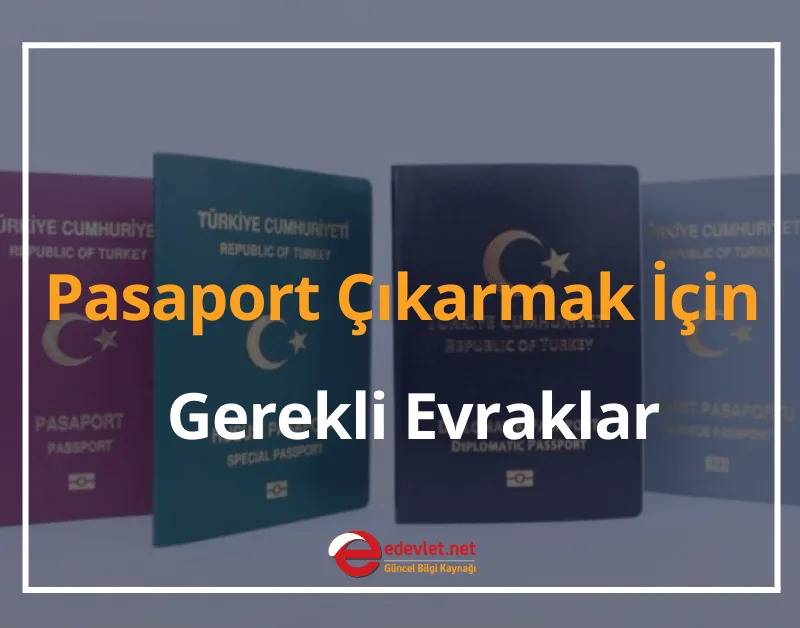 Pasaport İşlemleri 2024 Pasaport Çıkarmak İçin Gerekli Evraklar Nelerdir?