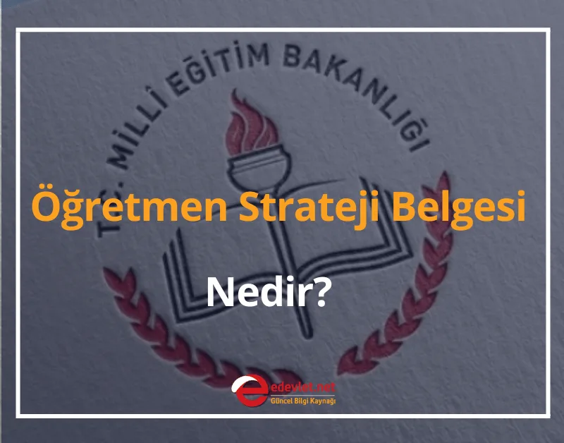 Öğretmen Strateji Belgesi Nedir? 2024 Öğretmenlik Mesleği