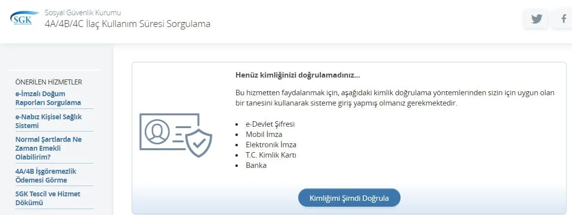 İlaç Sorgulama - e-Devlet İlaç Sorgulama