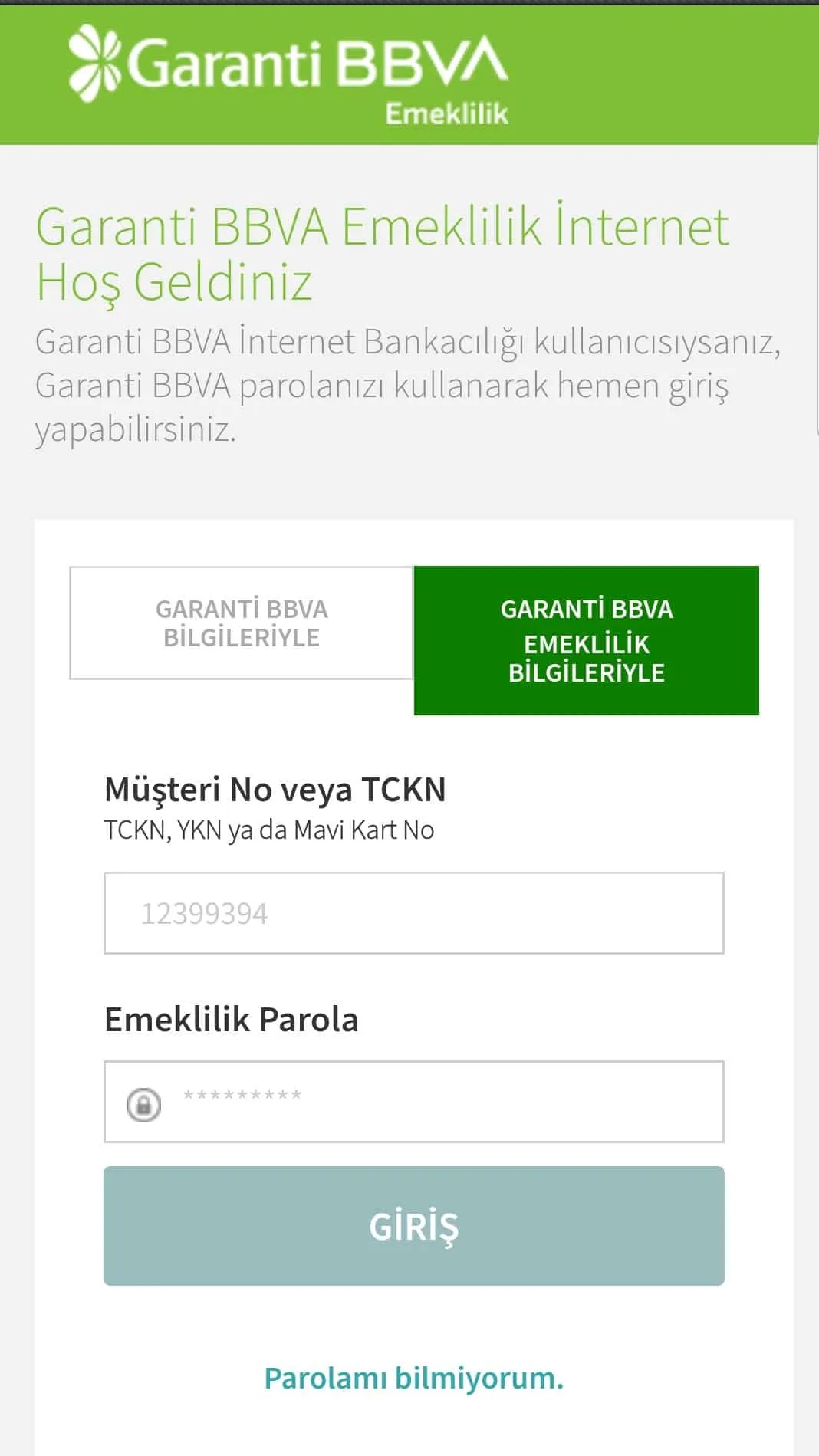garanti emeklilik
