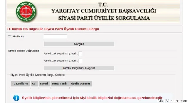 Parti Üyelikleri Hakkında Detaylar 